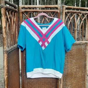 🆕️ Remo Vintage 80s Short Sleeve V-Neck Shirt